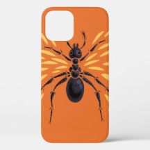 Ant Art Insect Lover Fiery Orange Entomology