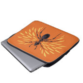 Ant Art Insect Lover Orange Entomology Bugs Laptopschutzhülle (Vorne Knopf)
