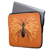 Ant Art Insect Lover Orange Entomology Bugs Laptopschutzhülle (Vorderseite Links)