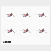 Ant Atkinson Runder Aufkleber (Blatt)