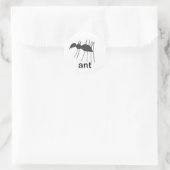 Ant-Aufkleber Runder Aufkleber (Tasche)