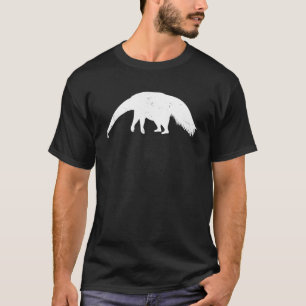 Ant Bear Silhouette Retro Rainforest Zoo T-Shirt