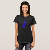 Ant Bug und Insekt Sapphire Blue T-Shirt (Vorne ganz)