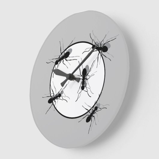 Ant Circle. Freundschaftszirkel Große Wanduhr (Winkel)
