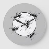 Ant Circle. Freundschaftszirkel Große Wanduhr (Vorderseite)