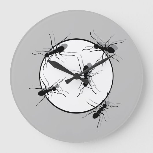 Ant Circle. Freundschaftszirkel Große Wanduhr (Vorderseite)