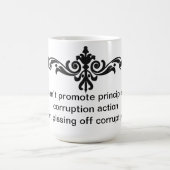 Ant-Corruption-Tasse Kaffeetasse (Mittel)