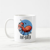 Ant-Eater Funny Ant Pun Kaffeetasse (Links)