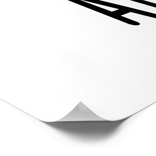 Ant-Eater Funny Ant Pun Poster (Ecke)