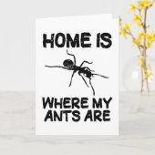 Ant Farm Ants Behaltend Insekten Funny Quote Gesch Karte (Gelbe Blume)