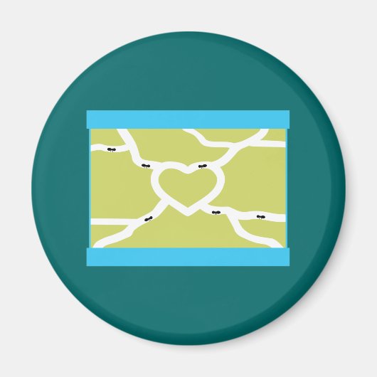 Ant Farm Liebe Magnet (Vorne)