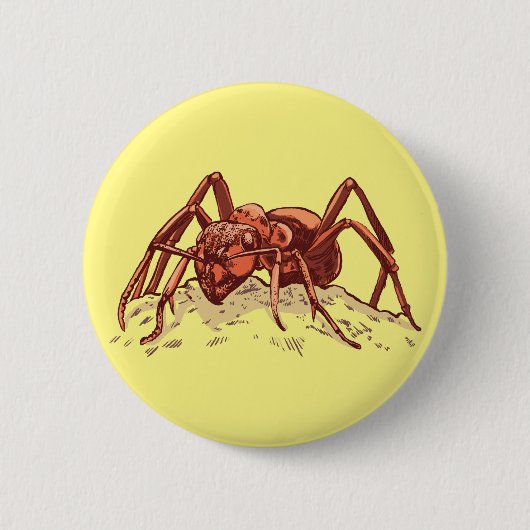 Ant - hartarbeitendes Insekt Button (Vorderseite)