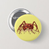 Ant - hartarbeitendes Insekt Button (Vorne & Hinten)