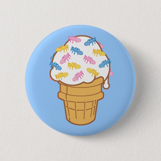 Ant Ice Cream Button (Vorderseite)