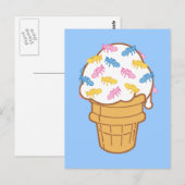 Ant Ice Cream Postkarte (Vorne/Hinten)