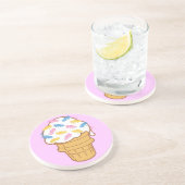 Ant Ice Cream Sandstein Untersetzer (Seite)
