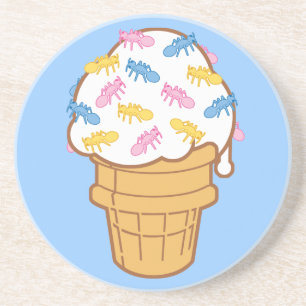 Ant Ice Cream Untersetzer