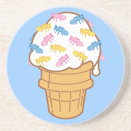 Ant Ice Cream Untersetzer (Vorne)
