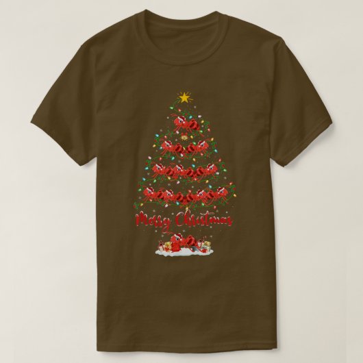Ant Insects Lover Matching Santa Ants Christmas Tr T-Shirt (Design vorne)