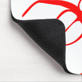 Ant Legs Antennas Red Mousepad (Ecke)