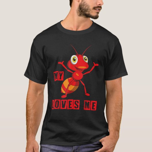 Ant Lovers My Aunt Loves me Family Gifts for Nephe T-Shirt (Vorderseite)