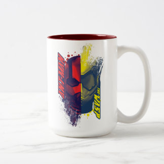 Ant-Man und der Abfall| Split Helm Graphic Zweifarbige Tasse