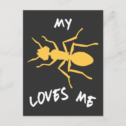 Ant My Tunt Lieben me Familiengeschenke Nephew Nie Postkarte (Vorderseite)