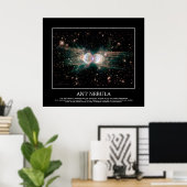 Ant Nebula - In Constellation Norma Poster (Heimbüro)