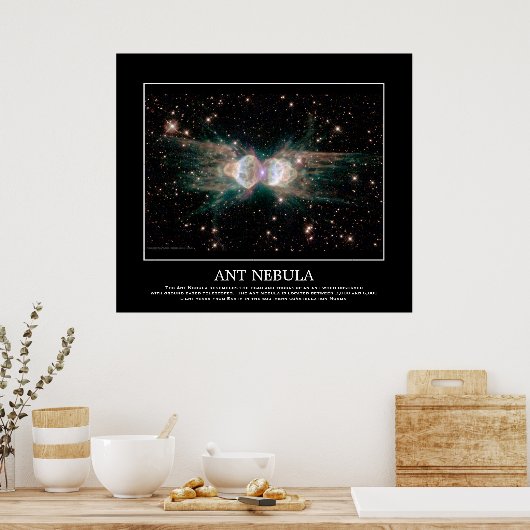 Ant Nebula - In Constellation Norma Poster (Küche)