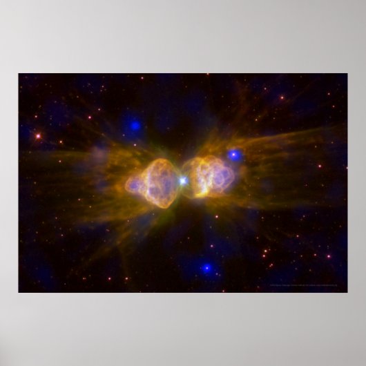 Ant Nebula IR 18x12 (20x16) Poster (Vorne)