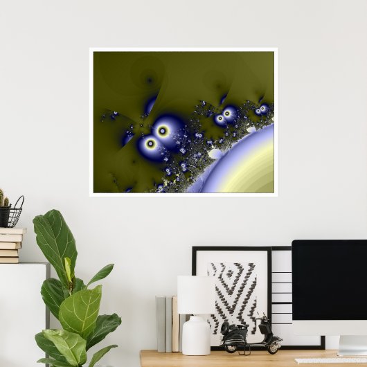 Ant Parade White Border Poster (Heimbüro)