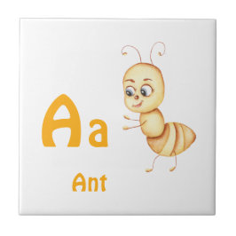 Ant personalisieren ABC: Buchstabe A - Ihren Namen Fliese