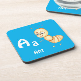 Ant personalisieren ABC: Buchstabe A - Ihren Namen Getränkeuntersetzer