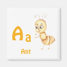 Ant personalisieren ABC: Buchstabe A - Ihren Namen Magnet