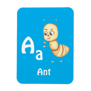 Ant personalisieren ABC: Buchstabe A - Ihren Namen Magnet