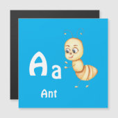 Ant personalisieren ABC: Buchstabe A - Ihren Namen Magnetkarte (Vorne/Hinten)