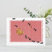 Ant Picnic Einladung (Stehend Vorderseite)