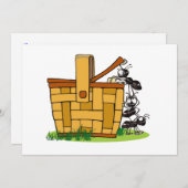 Ant Picnic Einladung (Vorne/Hinten)