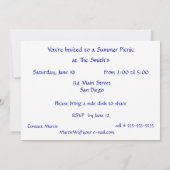 Ant Picnic Invest 2 Einladung (Rückseite)