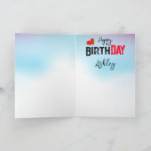 Ant Pun Sign Language Geburtstagkarte Karte (Innenseite)