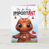 Ant Pun Sign Language Geburtstagkarte Karte (Gelbe Blume)