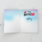 Ant Pun Sign Language Geburtstagkarte Karte (Innenseite)