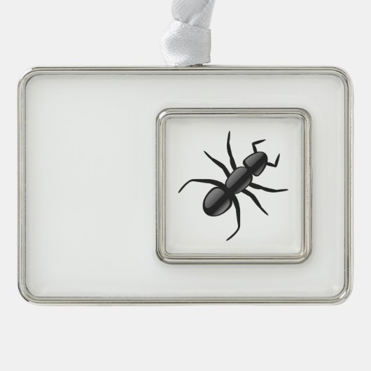 Ant Rahmen-Ornament Silber (Vorderseite)