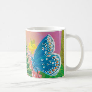 Ant, Schnecke und Chapman-Blauer Schmetterling Kaffeetasse