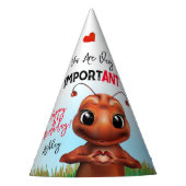 Ant Sign Language Birthday Partyhütchen (Vorderseite)