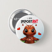 Ant Sign Language Button (Vorne & Hinten)