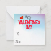 Ant Sign Language Class Valentine Card Mitteilungskarte (Rückseite)