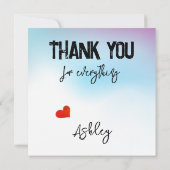 Ant Sign Language Kids Vielen Dank (Rückseite)