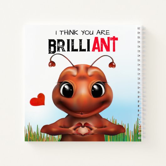 Ant Sign Language Notizblock (Rückseite)