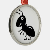 Ant Silbernes Ornament (Rechts)
